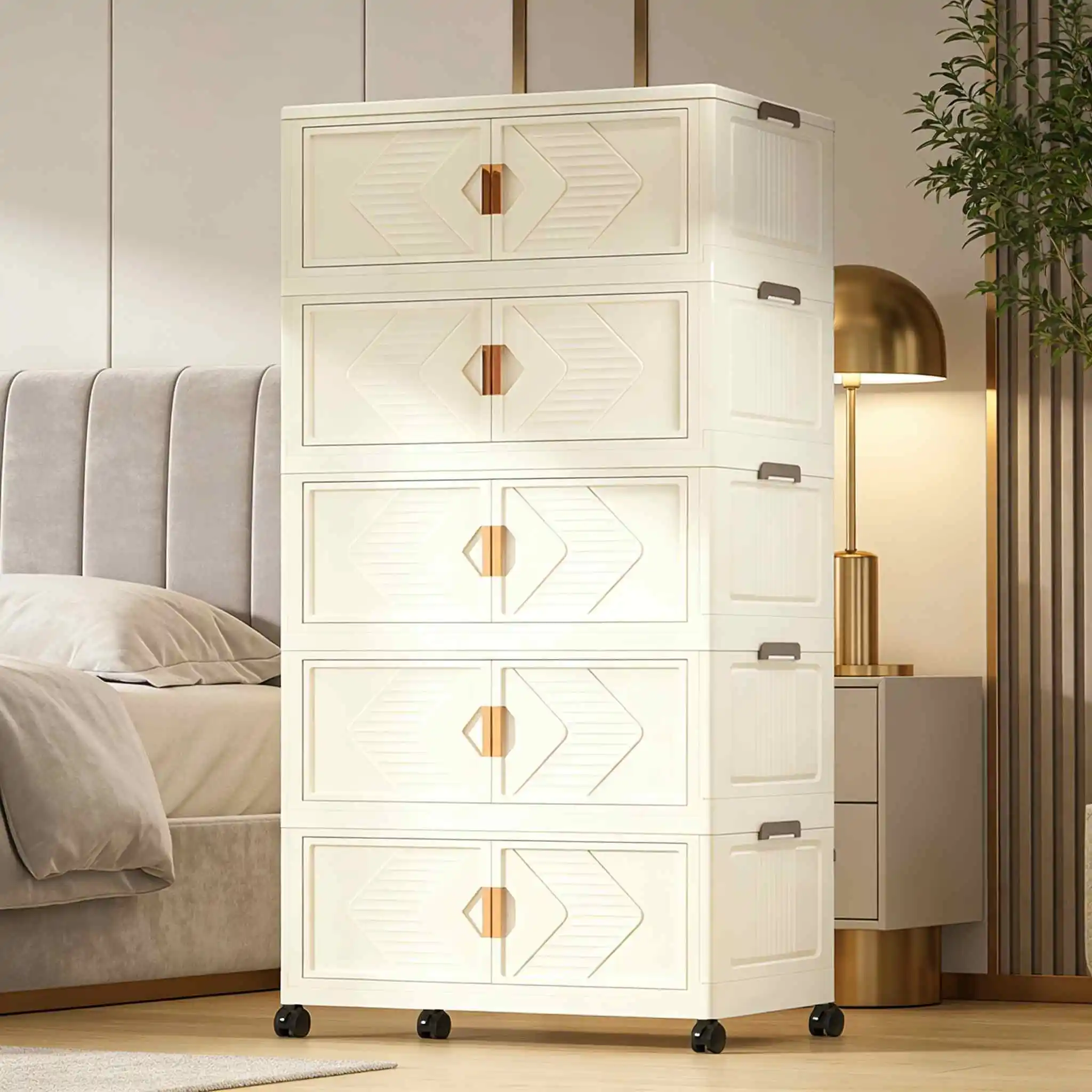 HongXing Modular Wardrobe | Customizable Closet Organizer with High Load-Bearing & Child-Safe PP Material 1