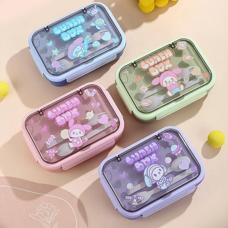 HongXing Cartoon Multi-Compartment Bento | Kids' Leak-Proof Lunch Box 1