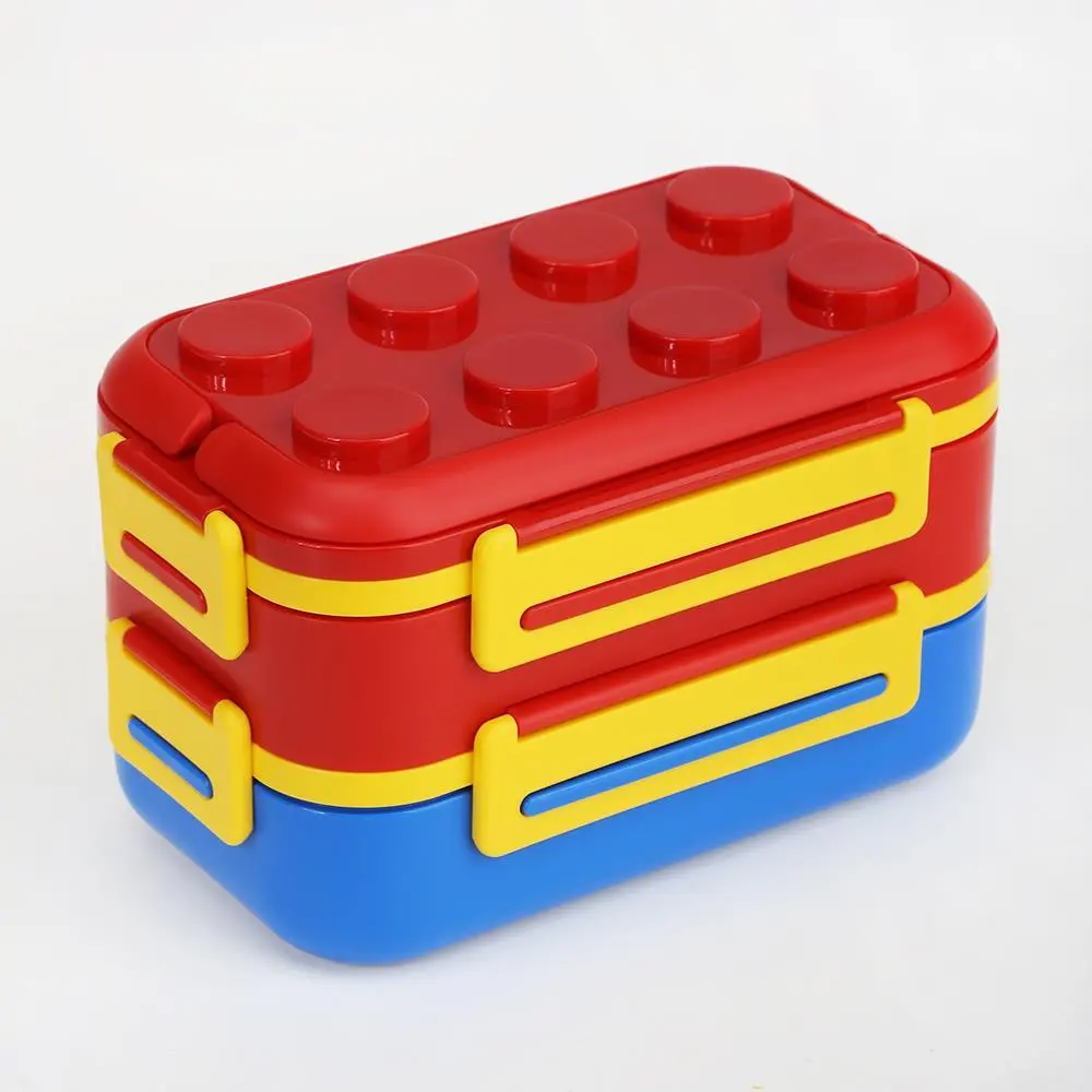 HongXing Creative Building-Block Style Sealed Lunch Box | Modular Design for Bulk Customization 1