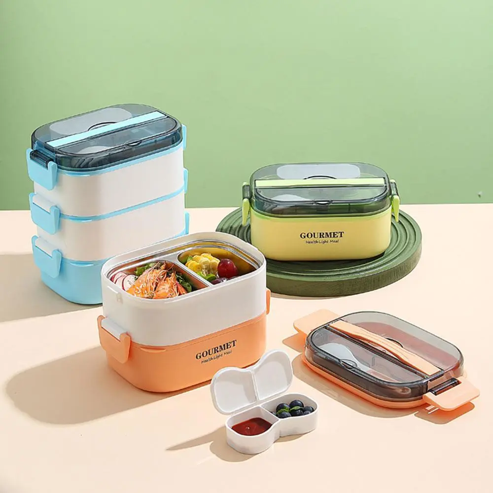 HongXing Panda 304 Stainless Steel Lunch Box | Stackable Multi-Layer Tiffin System 1