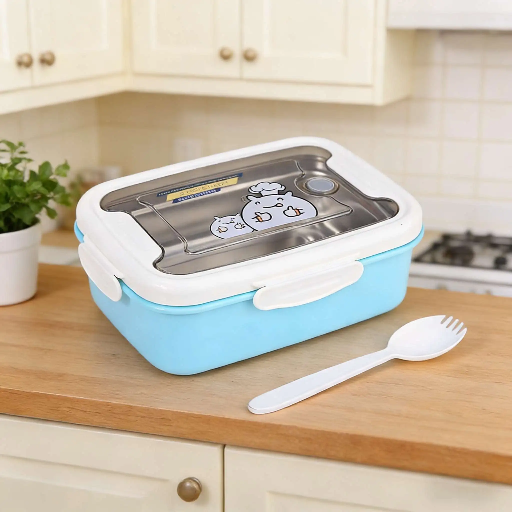 Cat Stainless Steel Lunch Box | Plastic Lunch Box Factory - HongXing 1