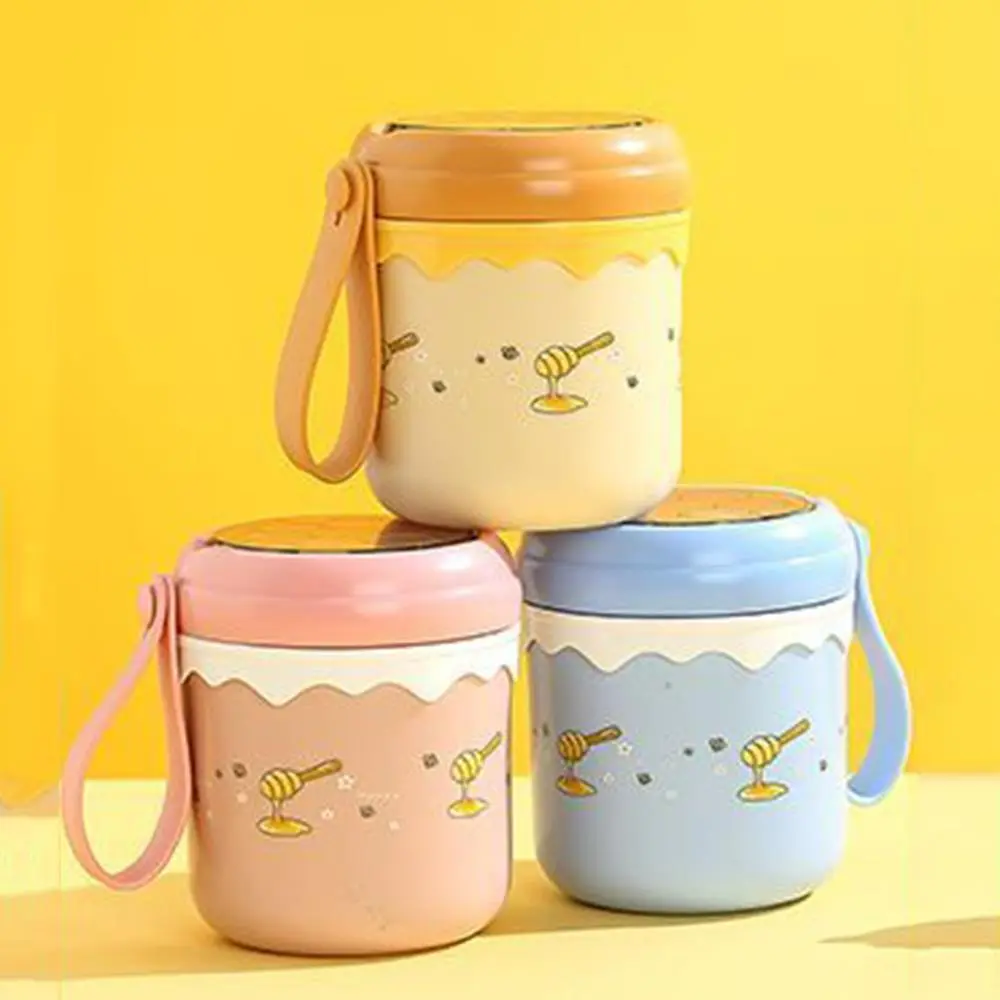 Cute Honey Jar Soup Cup | Plastic Lunch Box Factory - HongXing 1