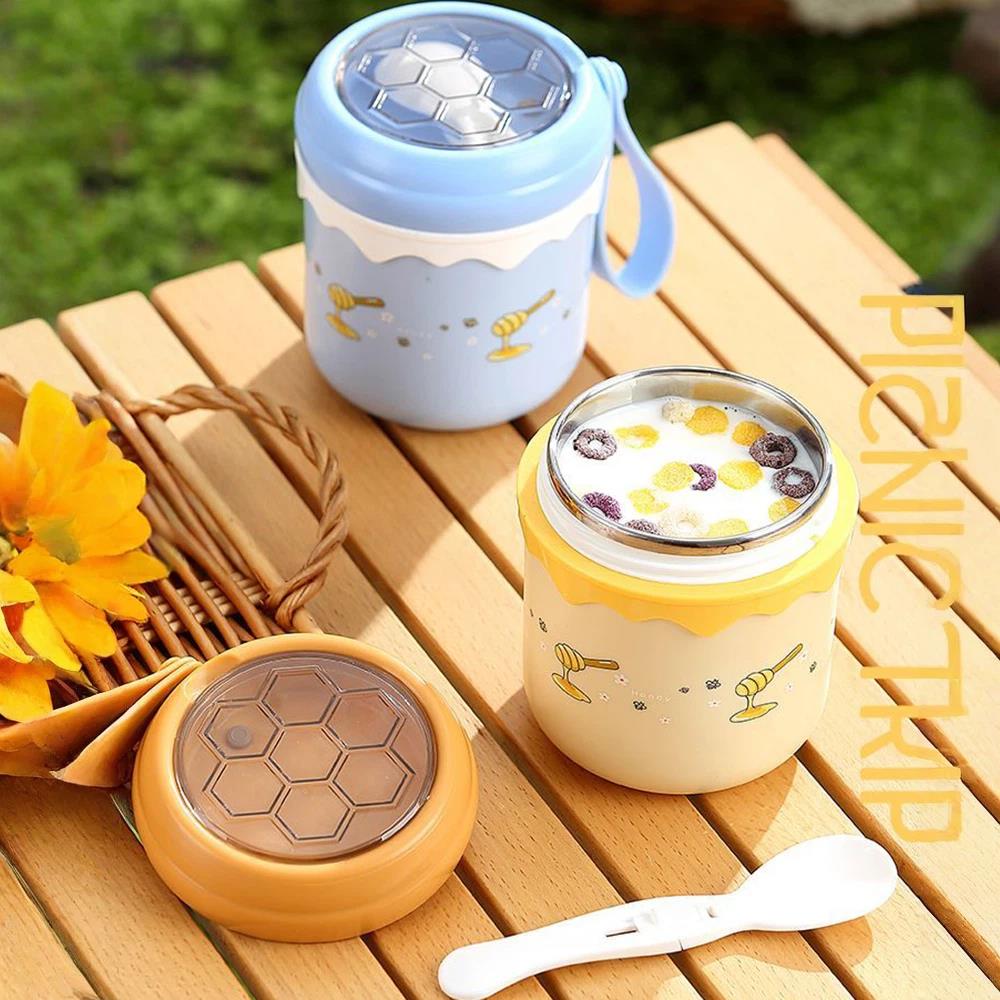 Cute Honey Jar Soup Cup | Plastic Lunch Box Factory - HongXing 6