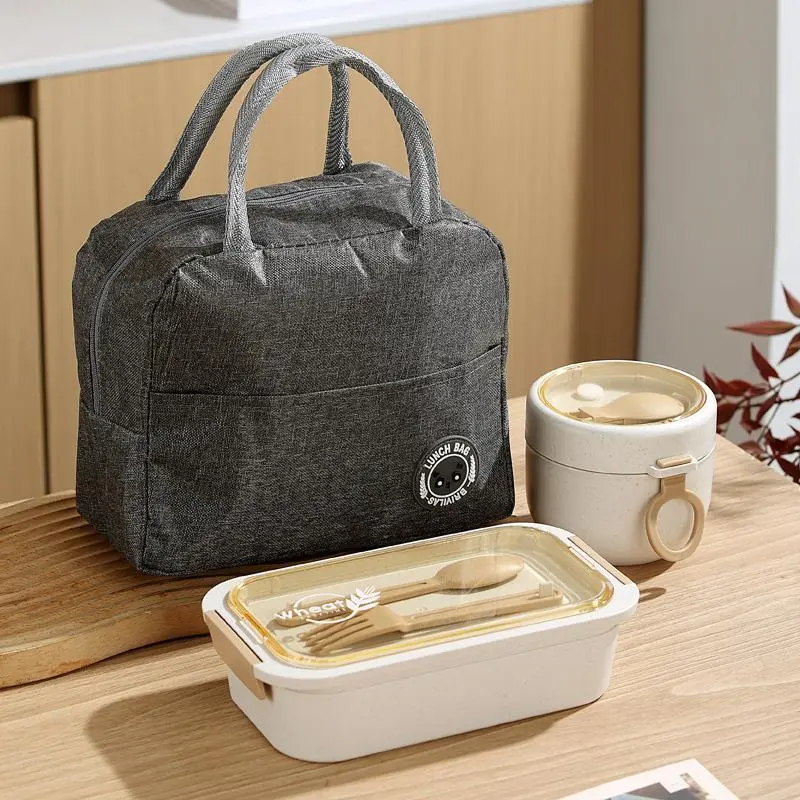 Solid Color Simple 2-Compartment Sealed Lunch Box Set | Plastic Lunch Box Factory - HongXing 1