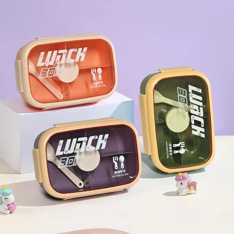 Solid Color Simple Lunch Box | Plastic Lunch Box Factory - HongXing 1