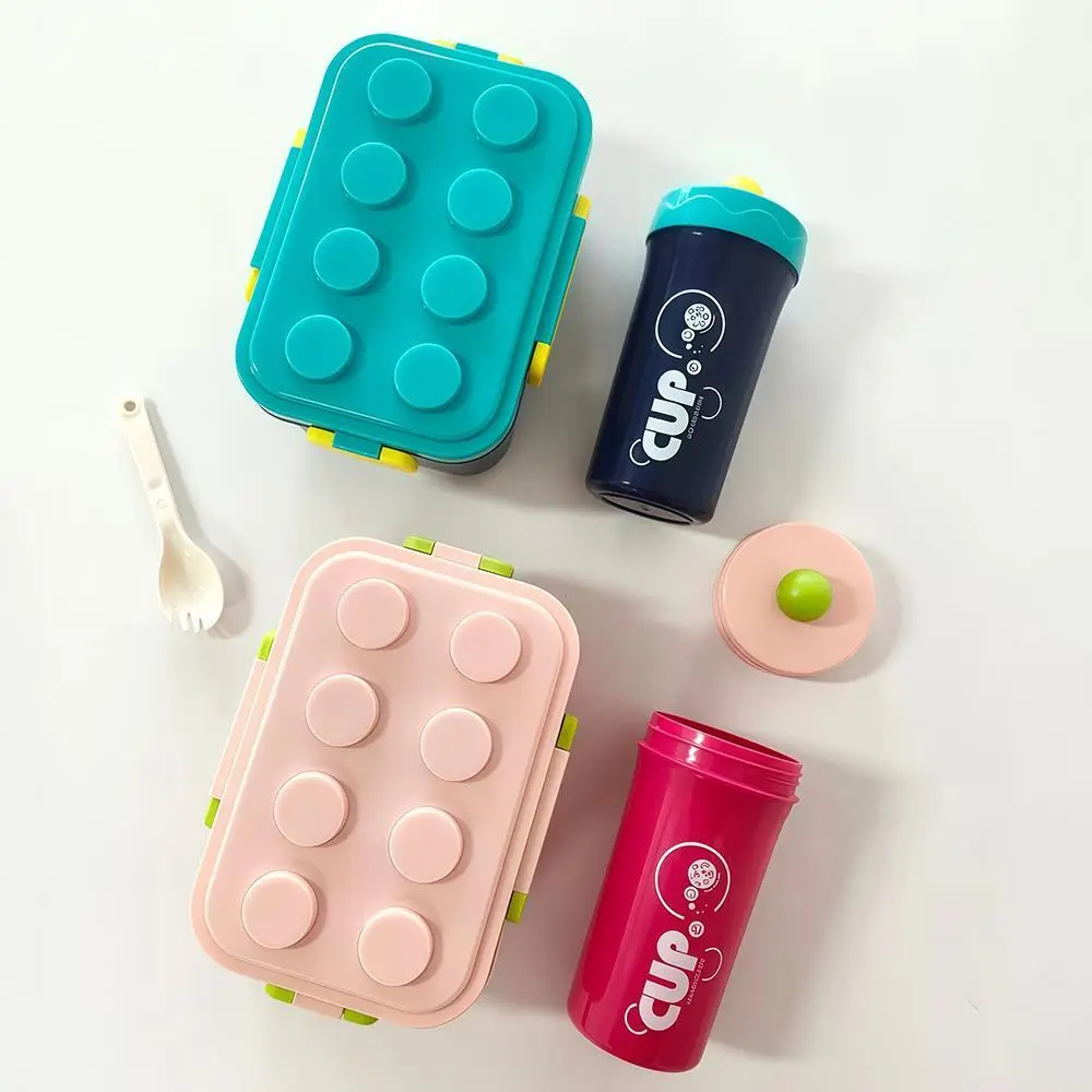 3-Compartment Bento Box Set | Custom Plastic Lunch Box Factory - HongXing 1