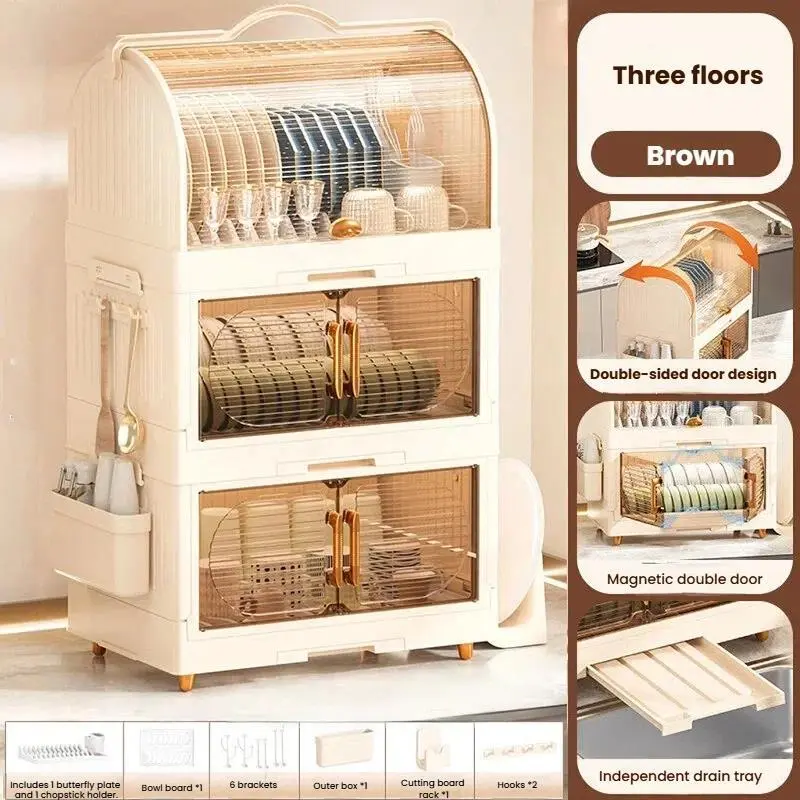 Tableware Storage Cabinet | Plastic Cabinet Factory - HongXing 1