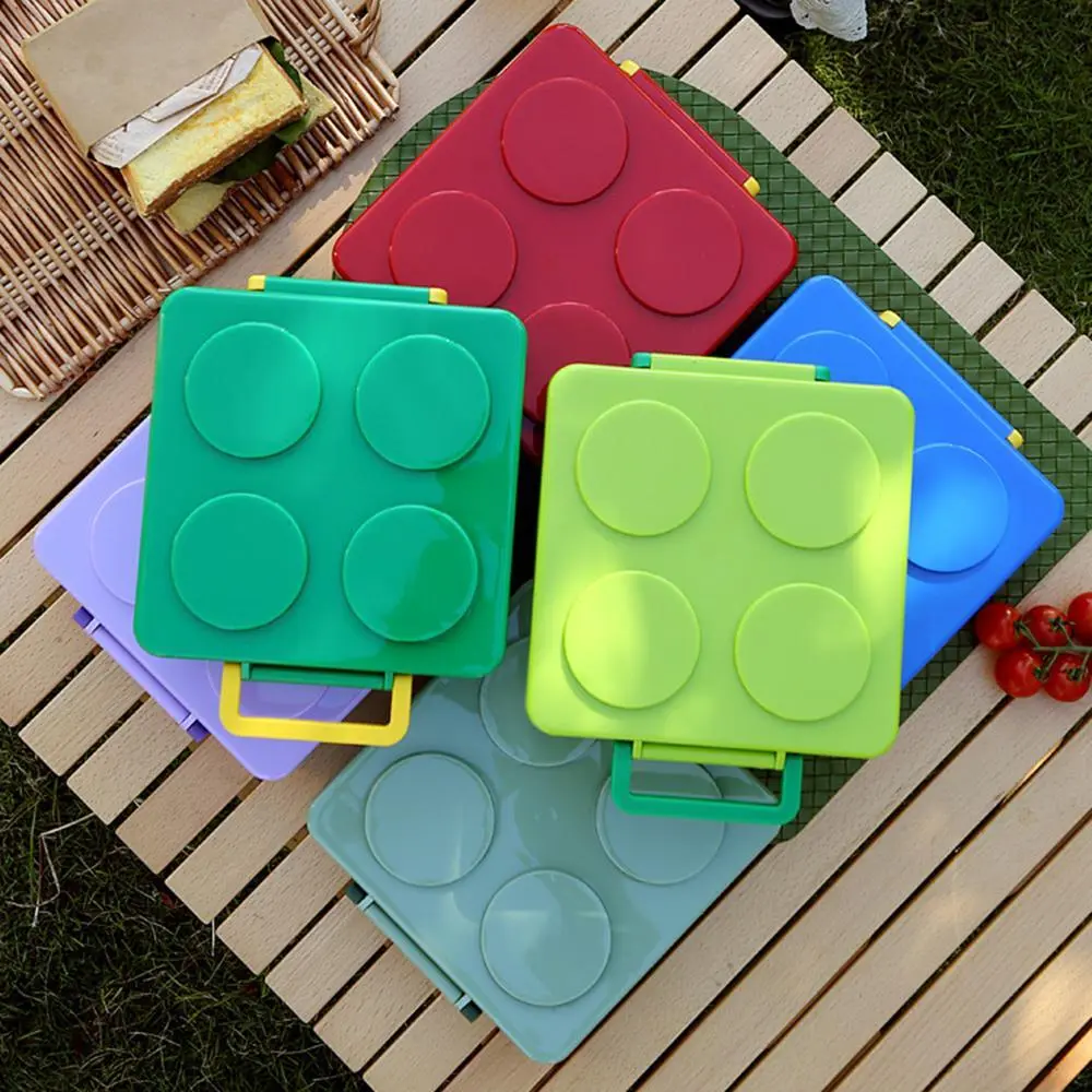 Building Blocks Snack Bento Box | Plastic Lunch Box Factory - HongXing 1