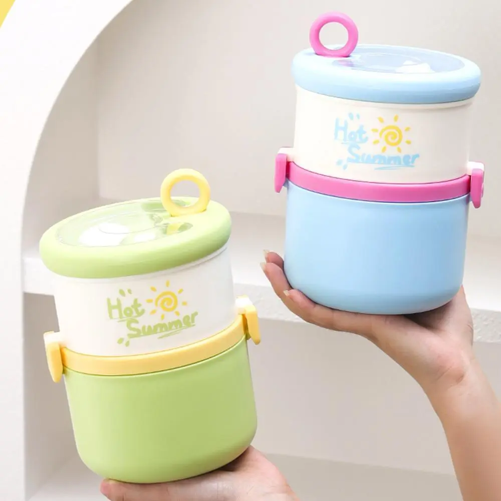 Double-Layer Stainless Steel Bento Box | Plastic Lunch Box Factory - HongXing 1