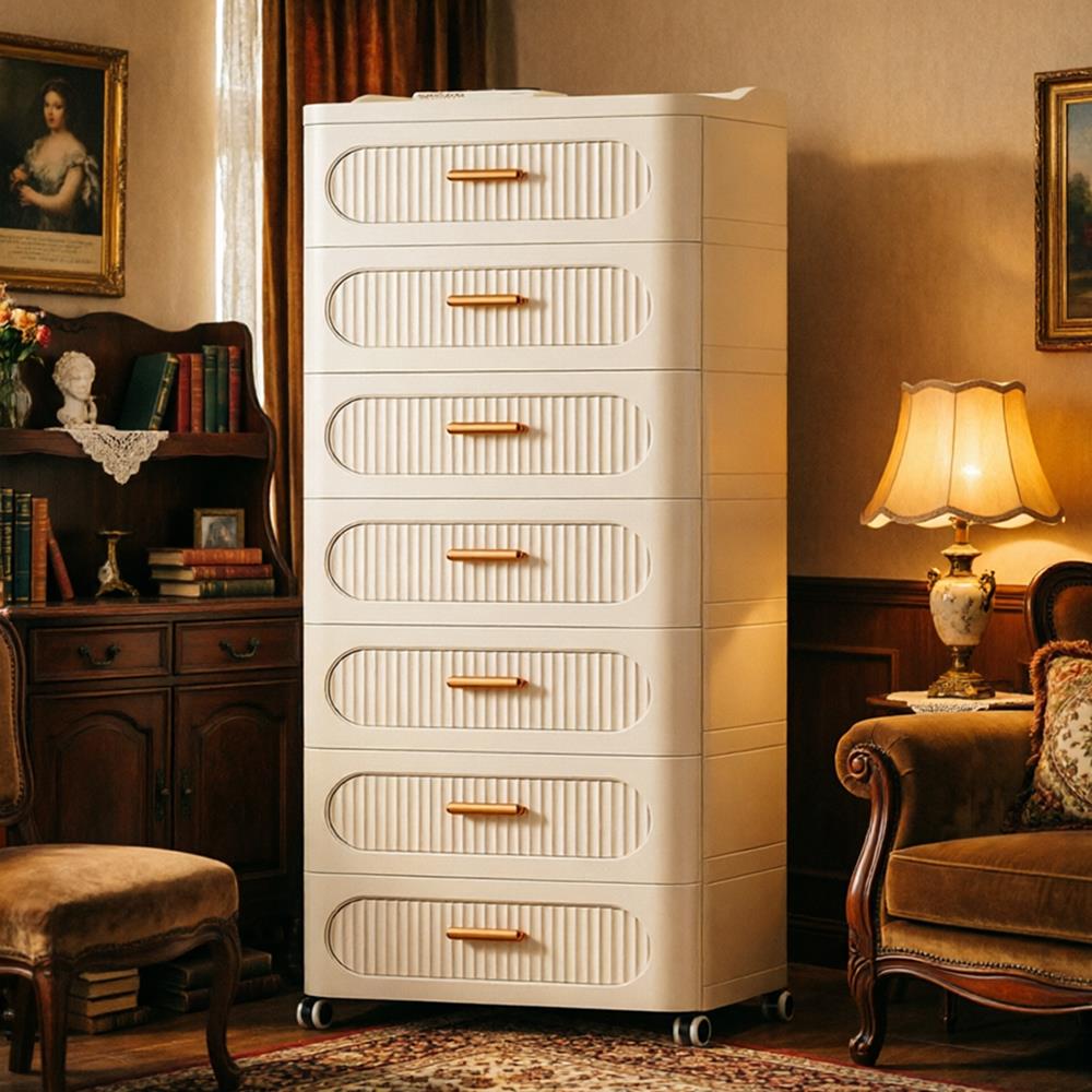 HongXing Wide Opaque Tower 3–7 Tiers Cream Ivory PP | Factory Direct 2