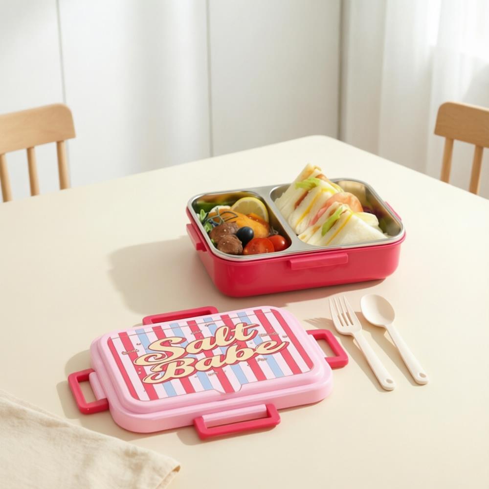 Cartoon Style Multifunctional Lunch Box with Compartments 4