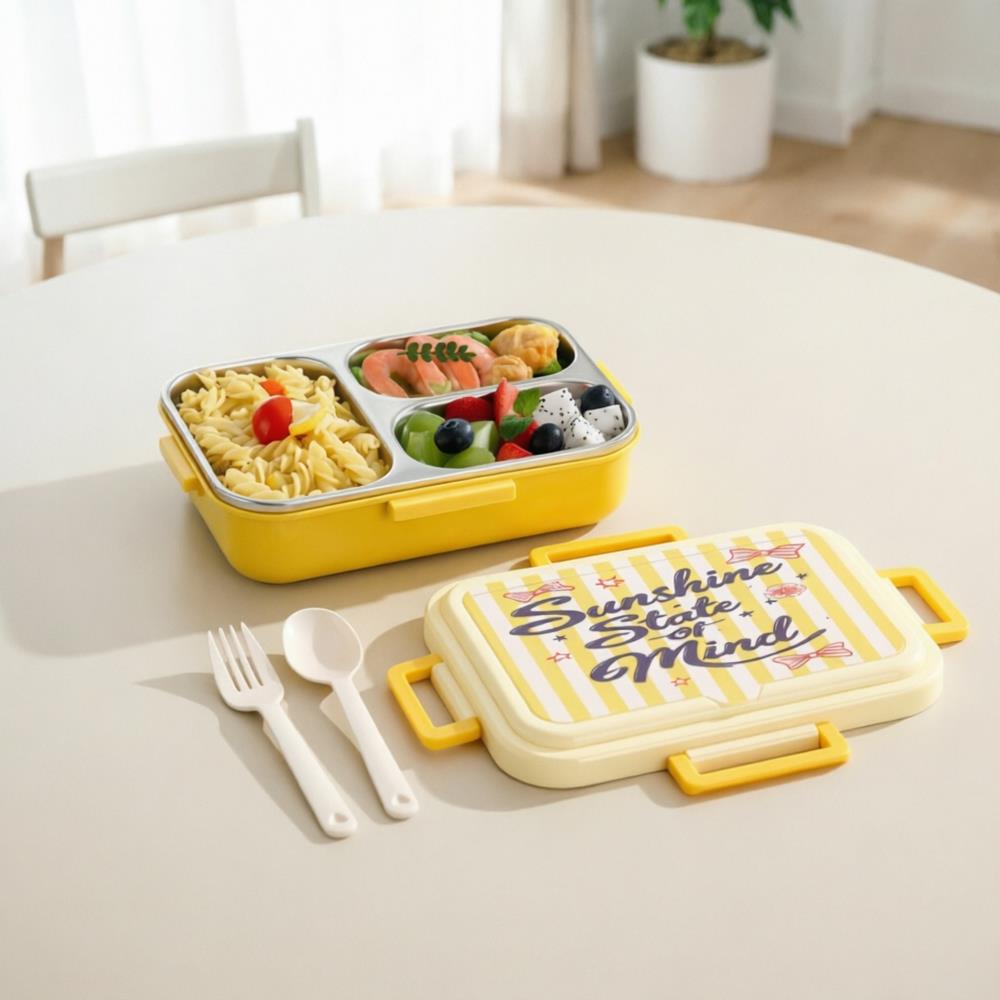 Cartoon Style Multifunctional Lunch Box with Compartments 5