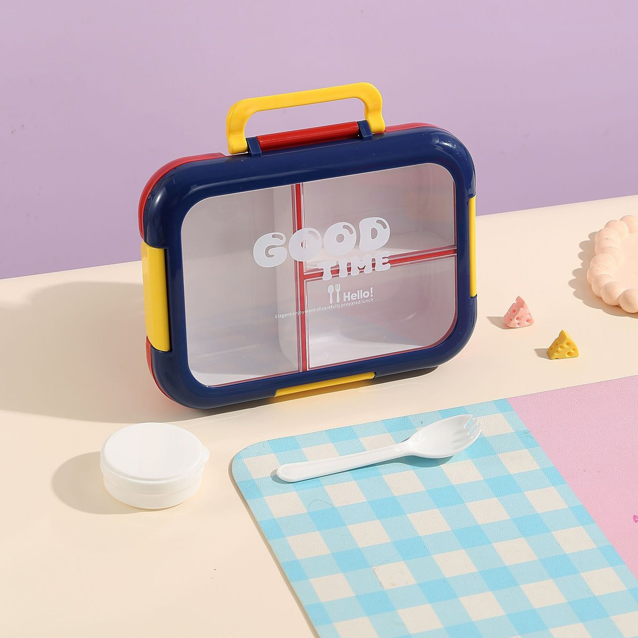 Stylish Flip-Lid Lunch Box – Perfect for Office Lunch & Meal Prep 11
