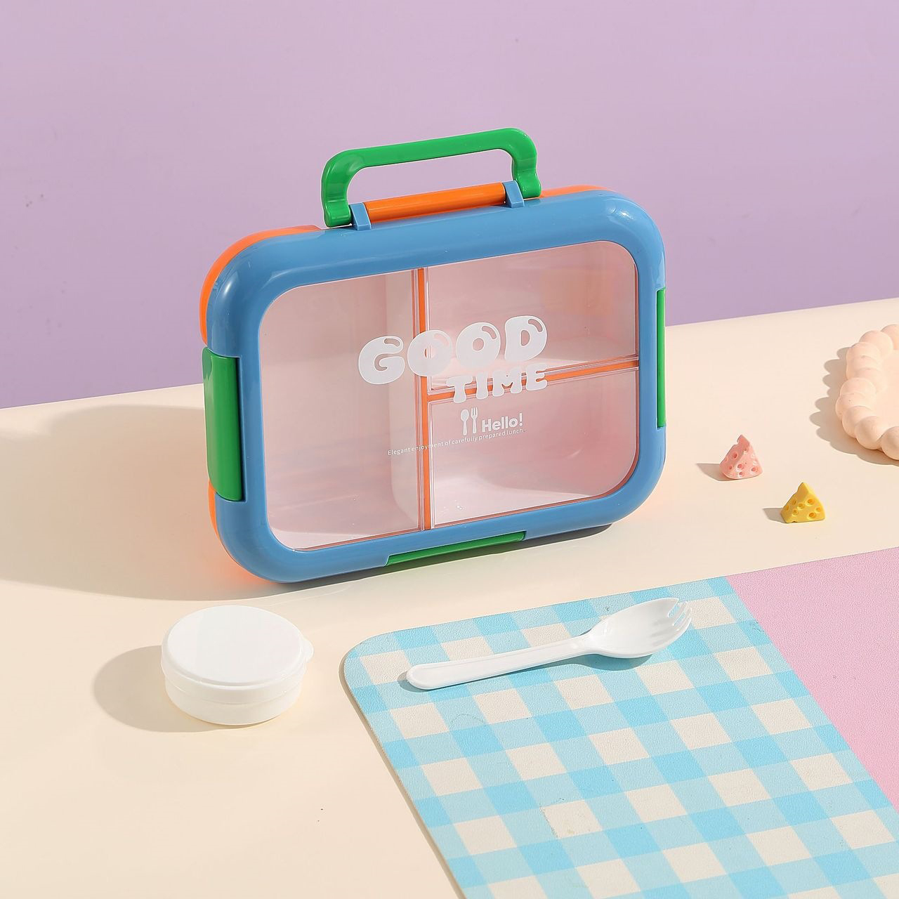 Stylish Flip-Lid Lunch Box – Perfect for Office Lunch & Meal Prep 9