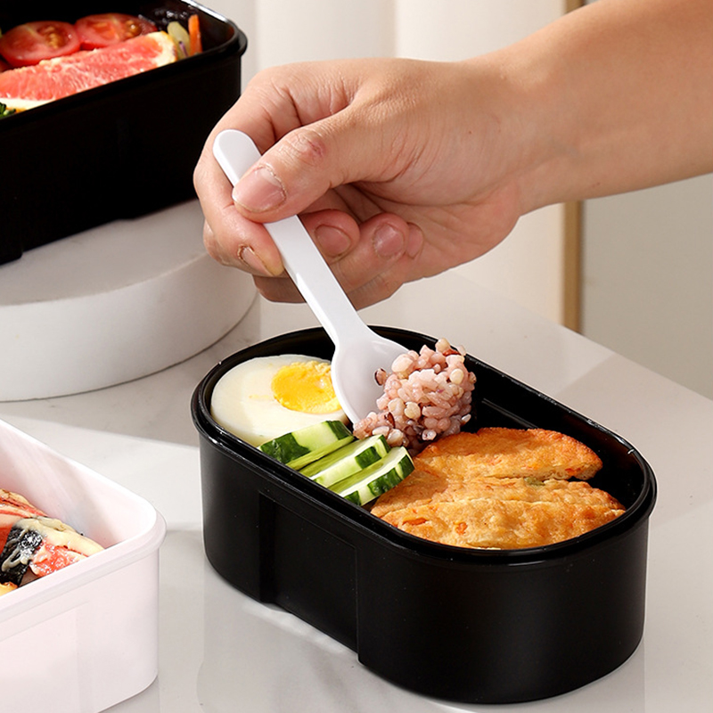 Japanese-Style Lunch Box Set – Natural Wood Grain Design 5