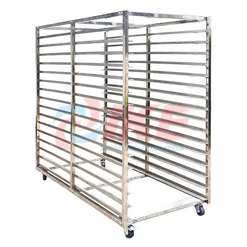Estante de acero inoxidable para frutas y verduras para sala de deshidratación de alimentos 1