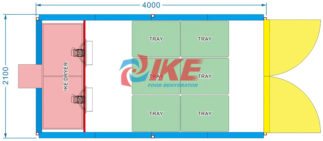 mini screen drying cabinet food for vegetable IKE 5