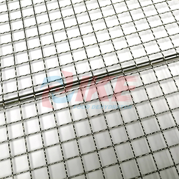 Bandeja de malha plana de aço inoxidável TP-8060C para secador IKE 2