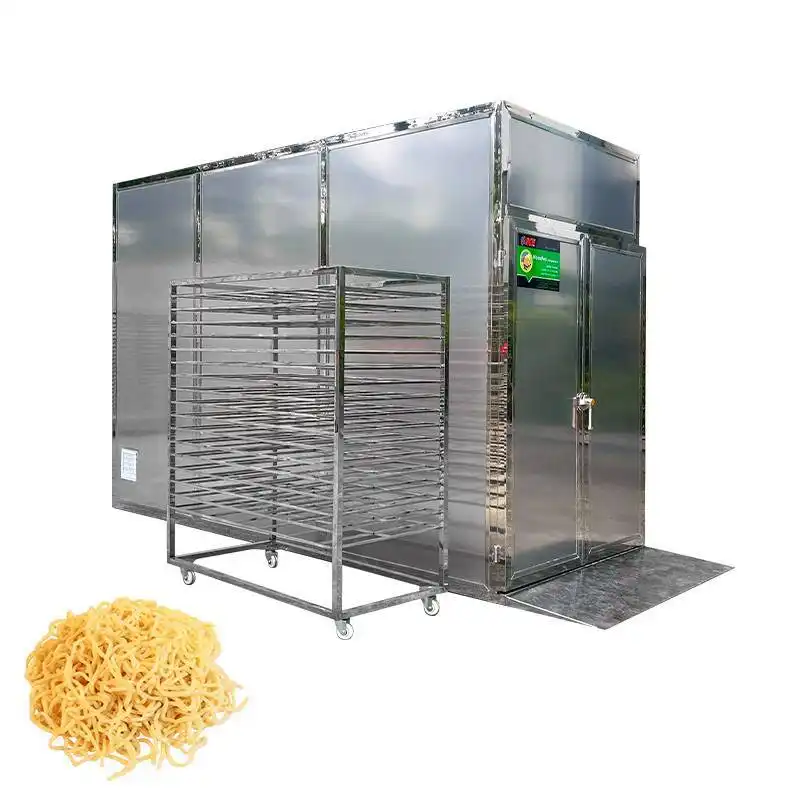Máquina secadora de macarrão comercial personalizada AIO-DF300G com rack de secagem 1
