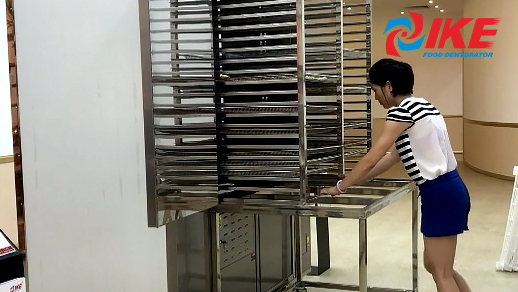 การทำงานของเครื่องอบแห้งอาหารเชิงพาณิชย์ WRH-300B