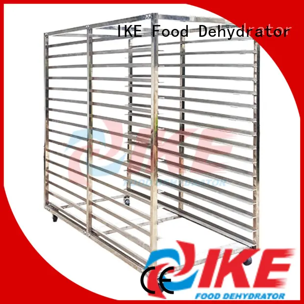 IKE steel commercial shelving units hole for vegetable 1