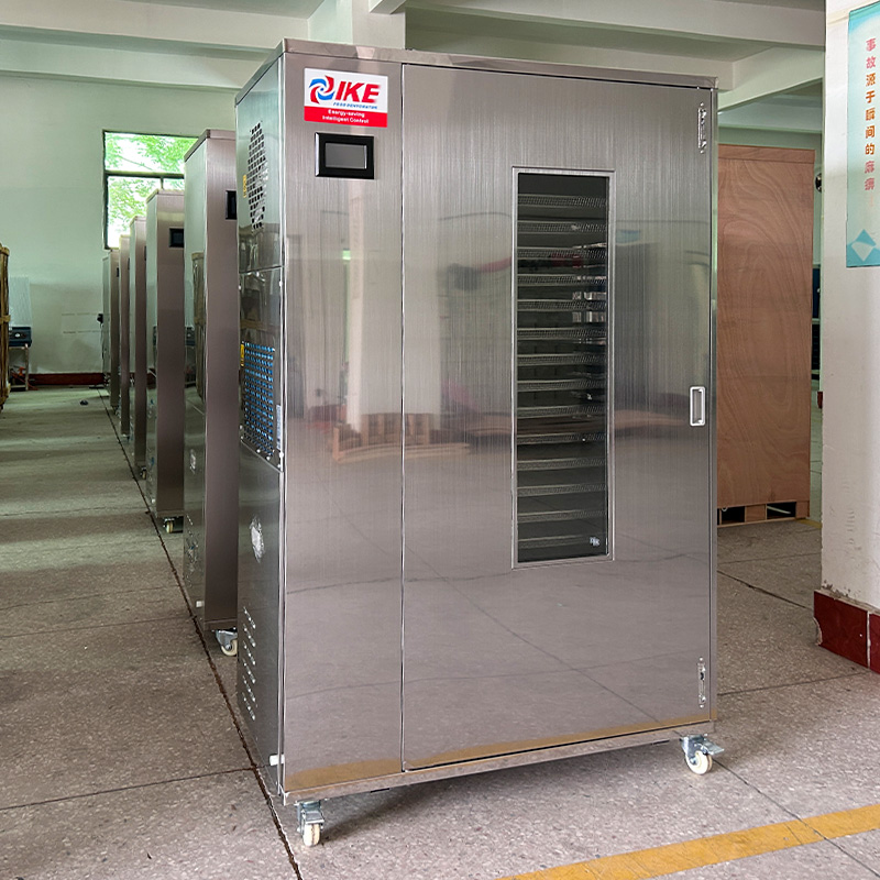 WRH-100T Cabinet Food Dehydrator | 20-80℃ Heat Pump Dryer Machine 100kg