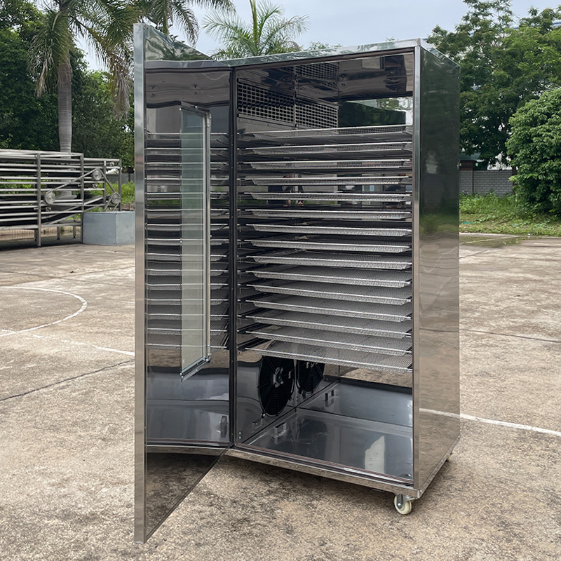 WRH-100T Cabinet Food Dehydrator | 20-80℃ Heat Pump Dryer Machine 100kg