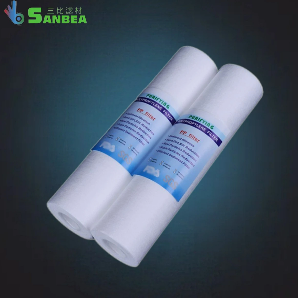 PP-Melt-Blown-Filterpatrone, glatte Serie 1