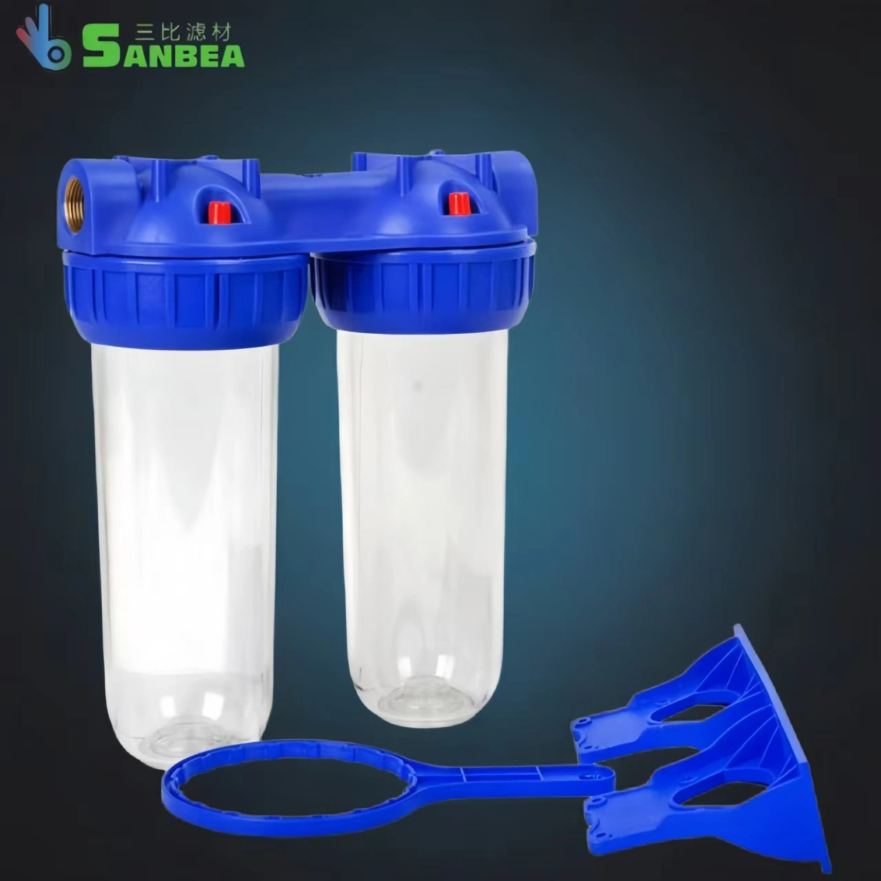 Filter Housing Dual Transparent 1