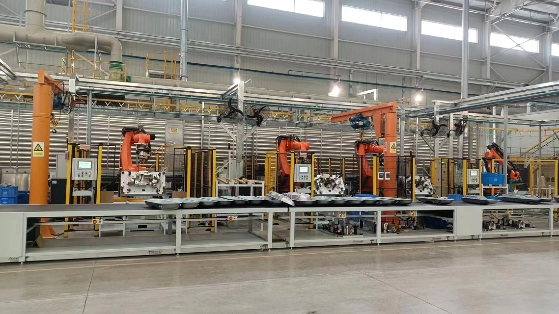 Automobile fuel tank welding equipment and production line 1