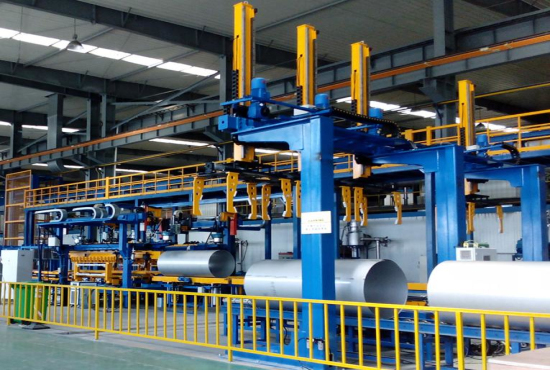 Vehicle-mounted LNG storage tank automatic welding equipment and production line 3