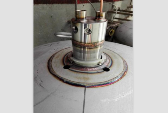 Vehicle-mounted LNG storage tank automatic welding equipment and production line 7
