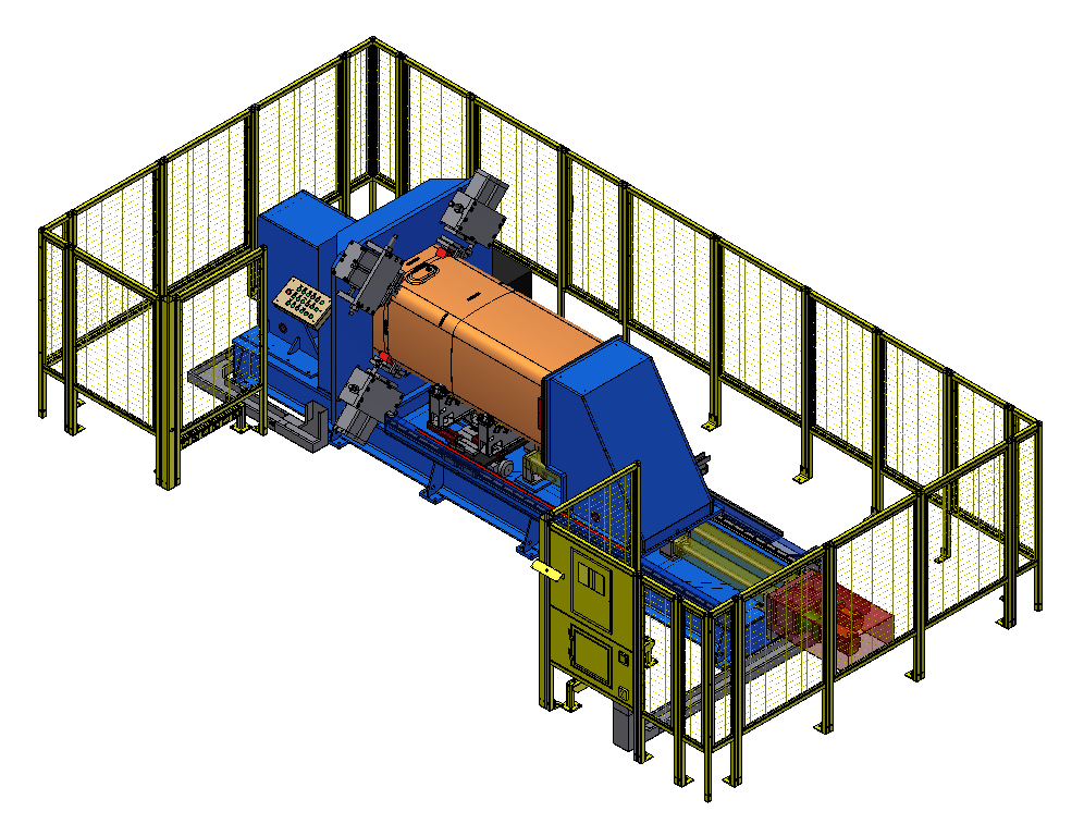 Welding equipment and production line for aluminum fuel tanks in commercial vehicles 15