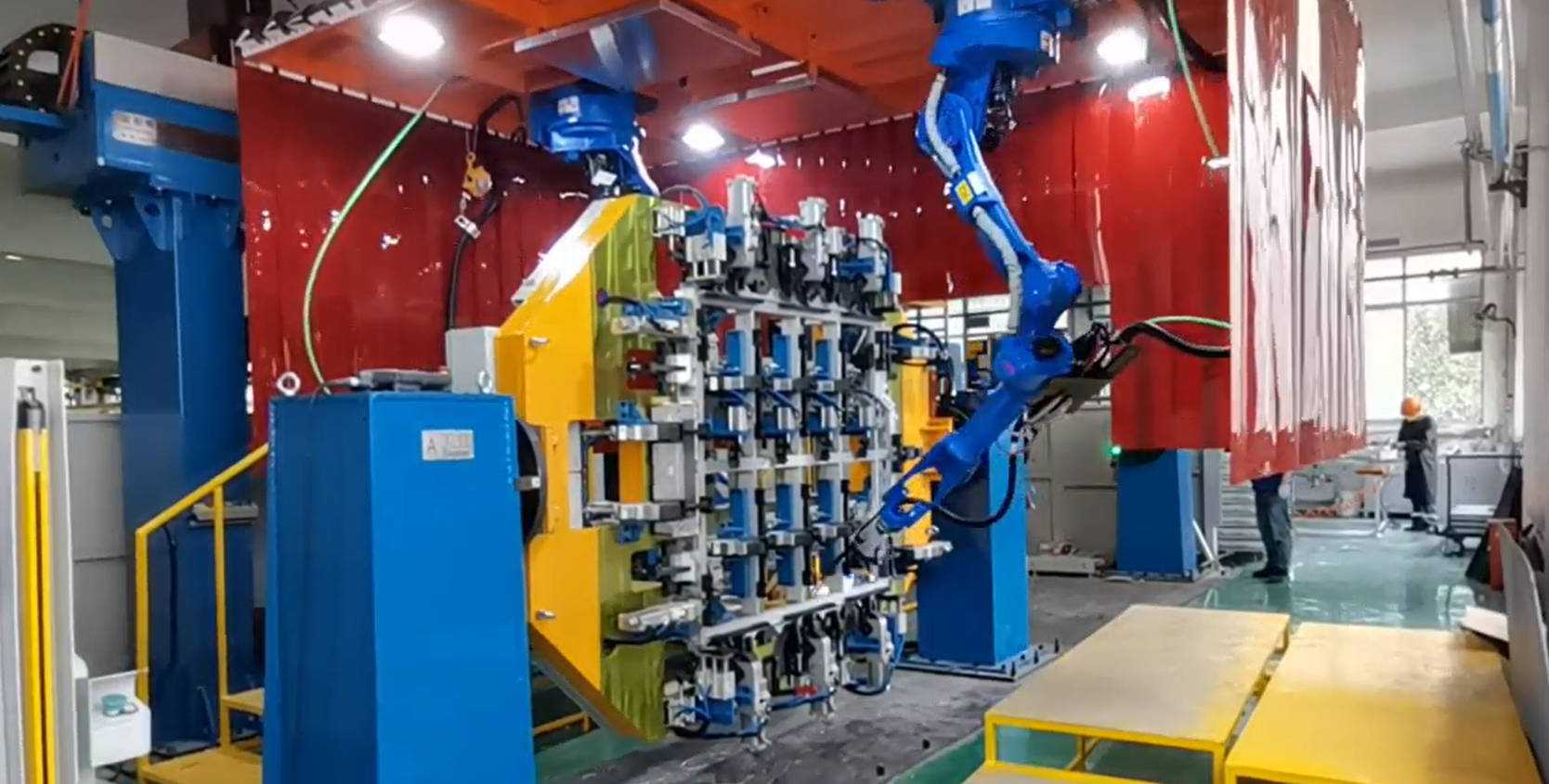 Equipment and production line for welding of new energy vehicle battery boxes (shells) 4