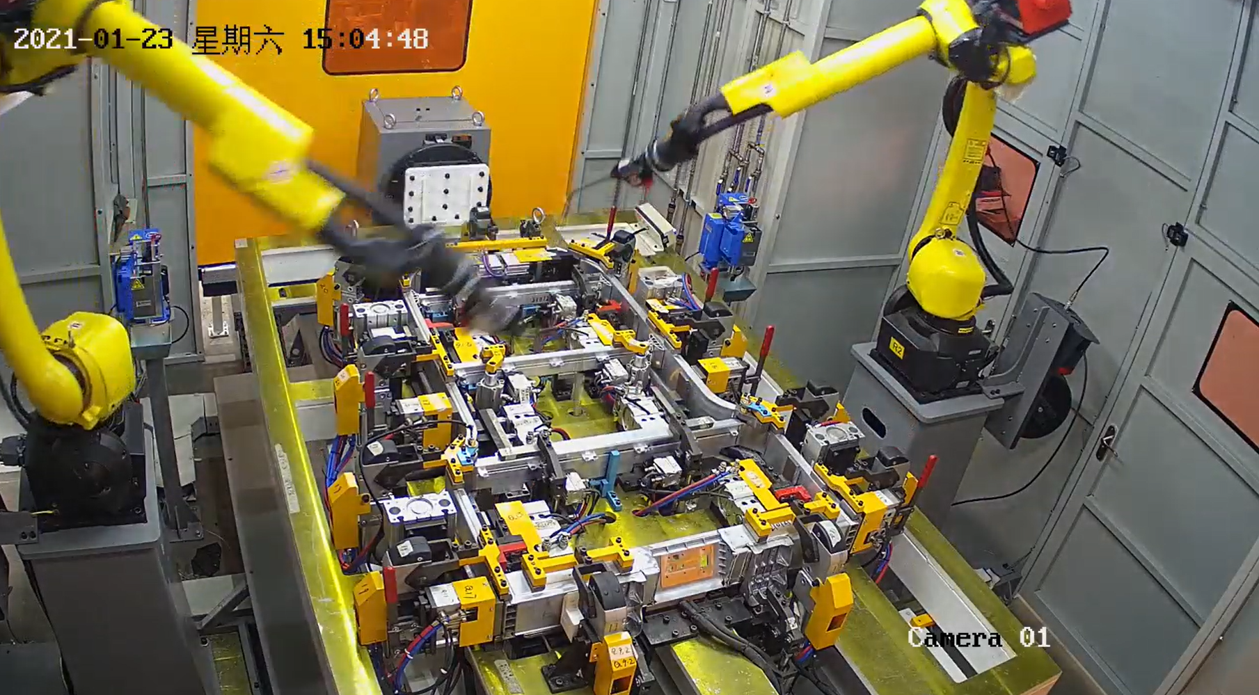 Equipment and production line for welding of new energy vehicle battery boxes (shells) 3