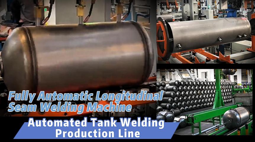 How Is A Steel Plate Transformed Into The Water Heater Inner Tank (Cylinder/Tank)——Fully Automatic Longitudinal Seam Welding Machine