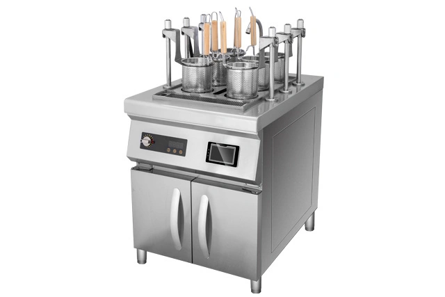 Six-burner automatic noodle cooker Automatic lifting noodle cooker 1