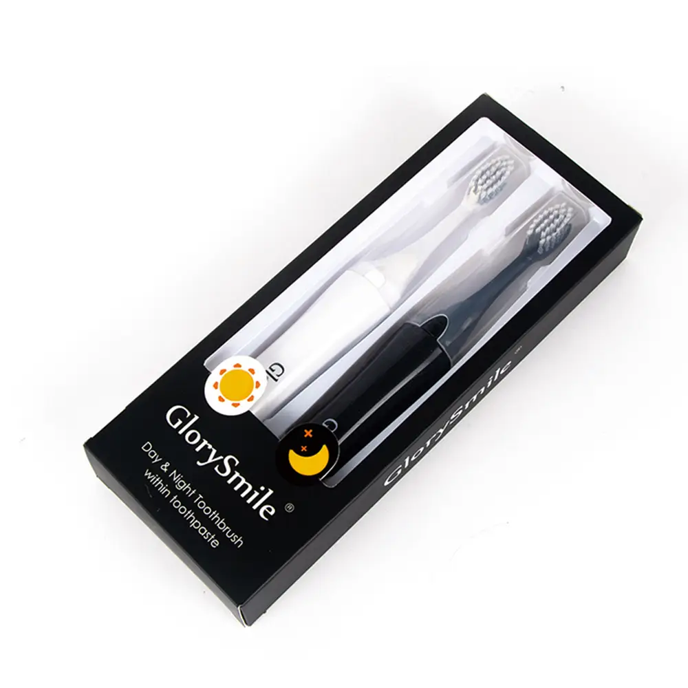 GlorySmile Travel 2 in 1 Plastic Toothbrush Advanced Soft Bristle Toothbrush With Toothpaste 1