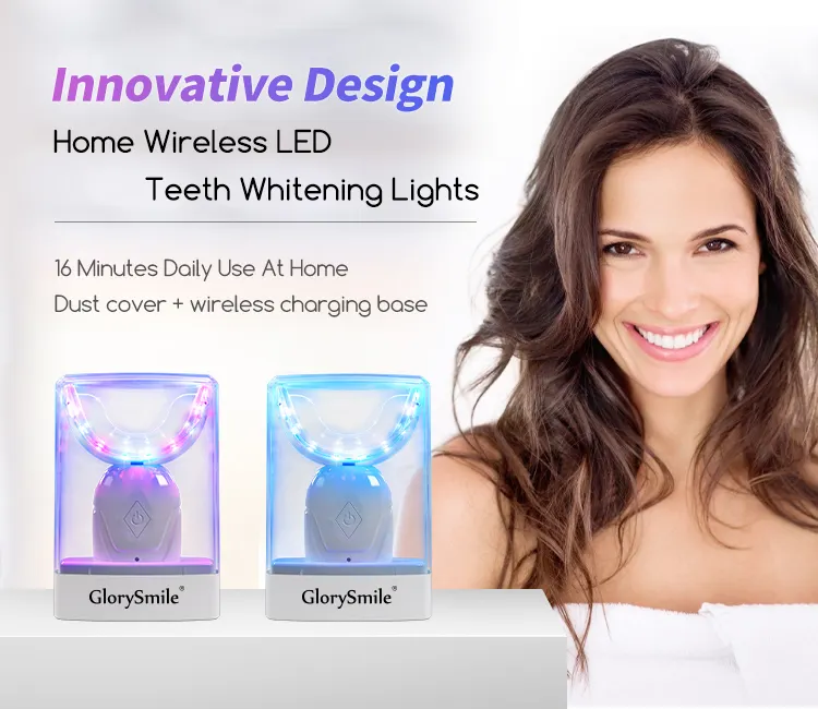 Custom high quality portable teeth whitening light supplier for home usage 4