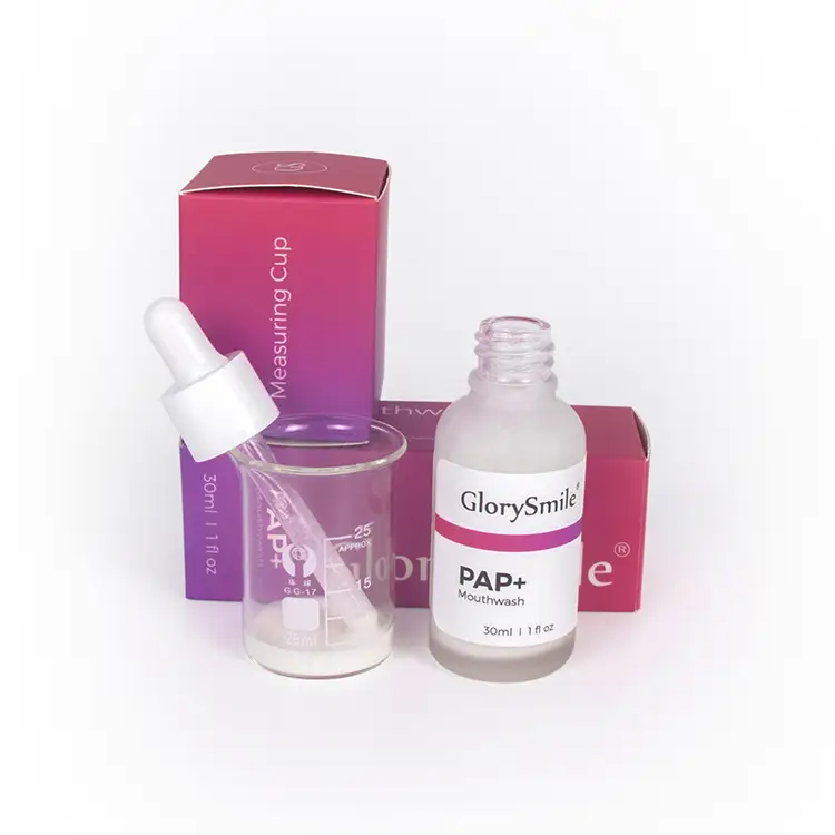 Glorysmile PAP+ Whitening Mouthwash Private Label Mini PAP Mouthwash 1