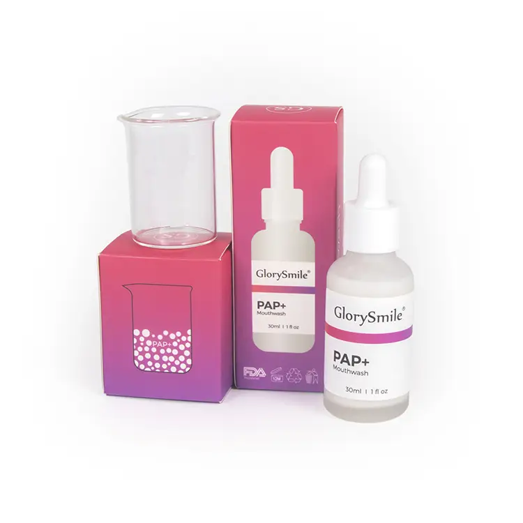Plastic pet bottle hotel 50ml PAP + liquid sensitive teeth mouth wash for hotel 1