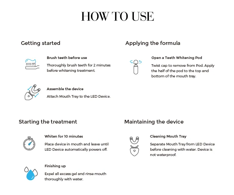 ODM high quality led whitening kit company for home usage 7