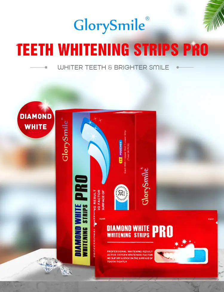 GlorySmile ODM 3d white teeth whitening strips Supply for whitening teeth 2