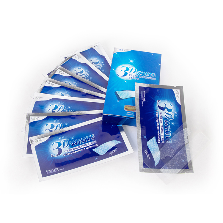 Glorysmile Teeth Whitening Strips Wholesale No Slip White Active Oxygen Peroxide Bleaching Gel Whitening Strips 1