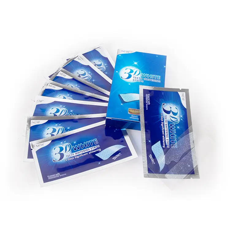 Glorysmile Teeth Whitening Strips Wholesale No Slip White Active Oxygen Peroxide Bleaching Gel Whitening Strips 1