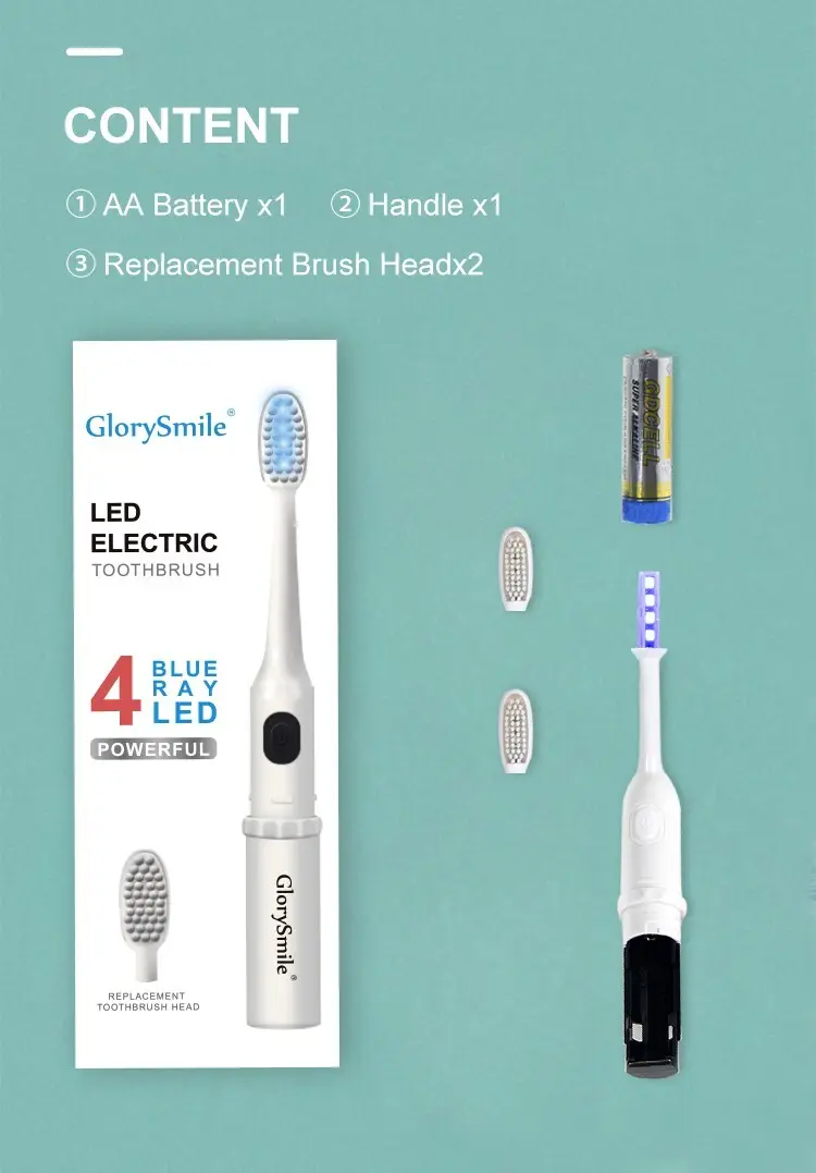 GlorySmile GlorySmile battery powered toothbrush factory for teeth 4