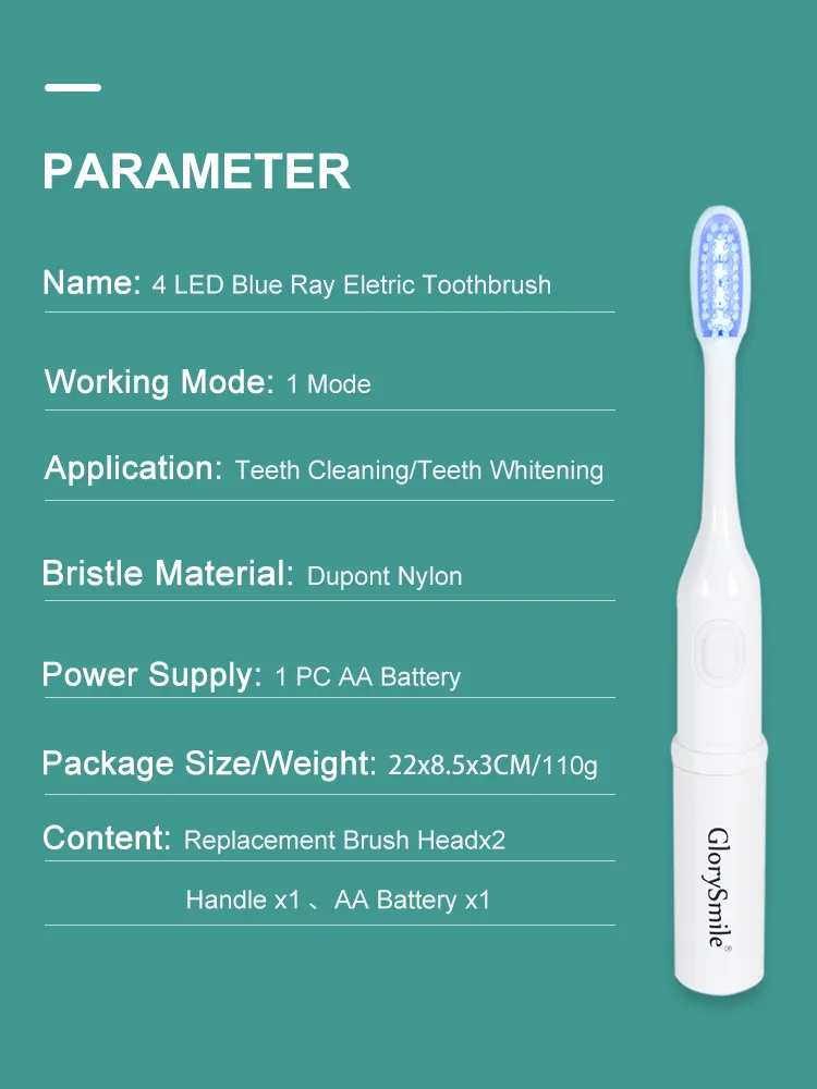 GlorySmile GlorySmile battery powered toothbrush factory for teeth 3