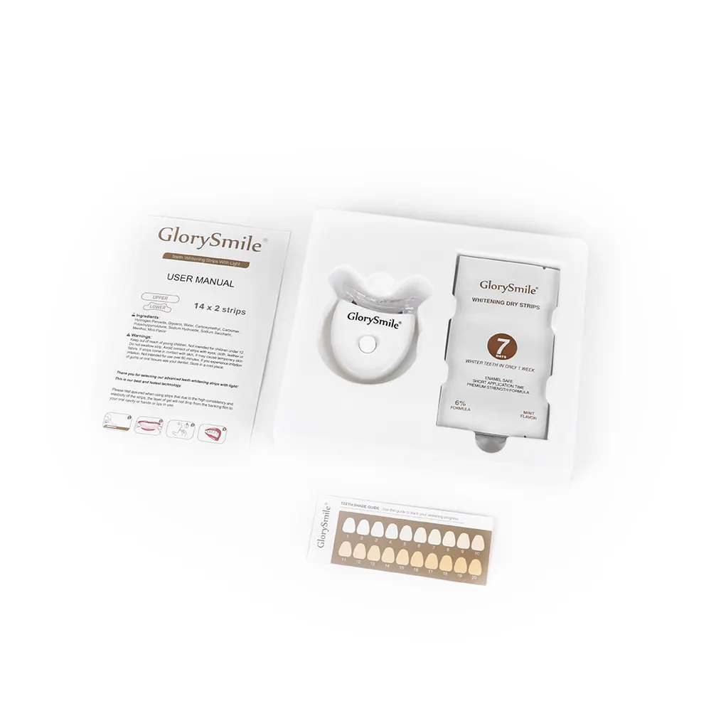 GlorySmile strongest teeth whitening strips Suppliers for home usage 2