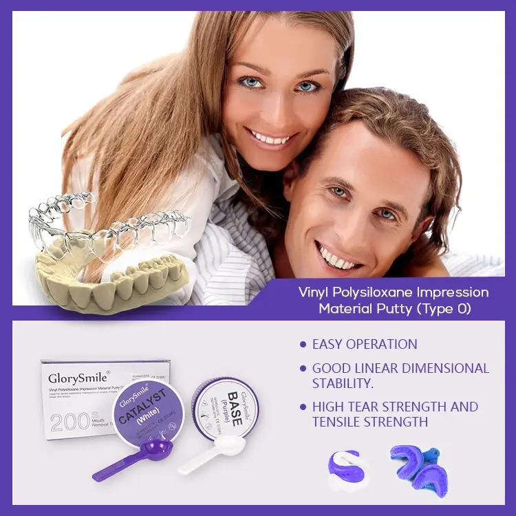 Custom best putty silicone impression for business 2