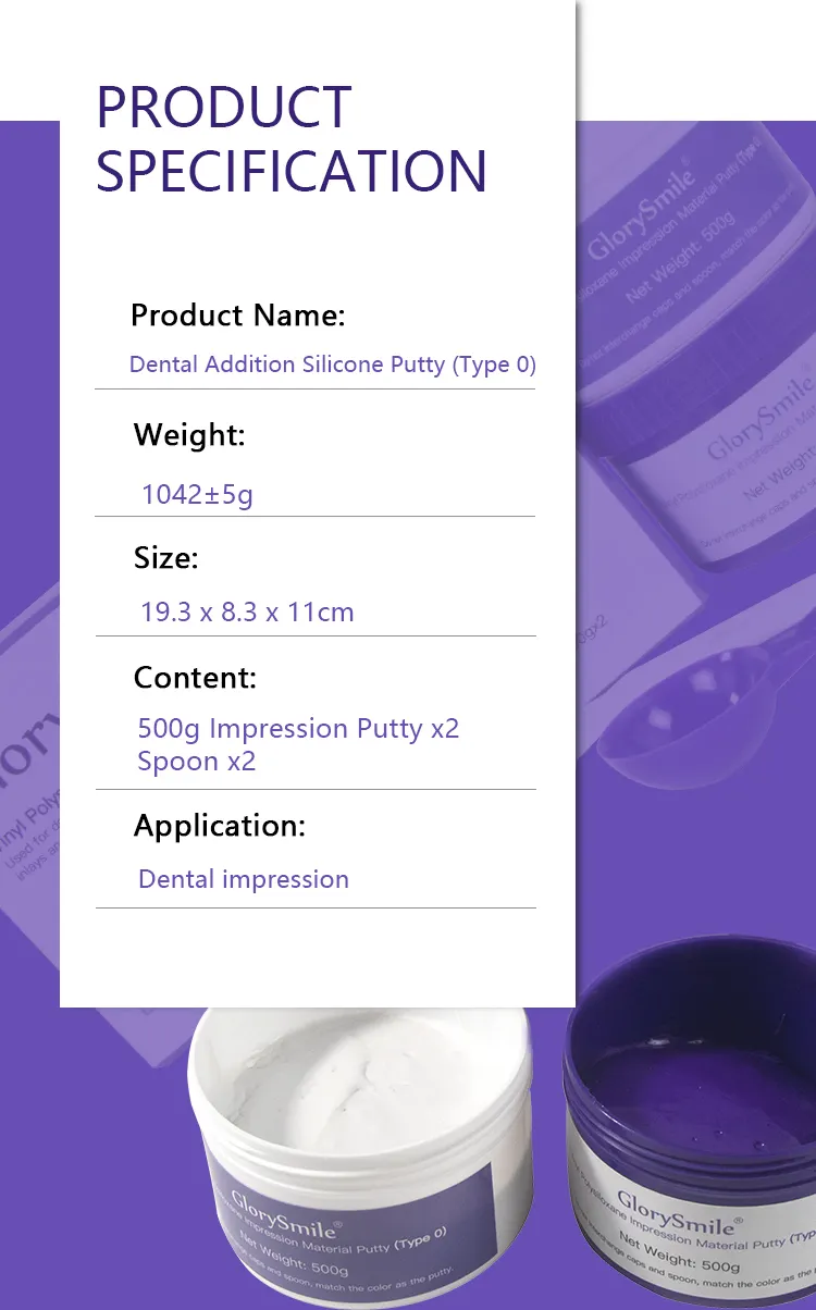 Custom best putty silicone impression for business 6
